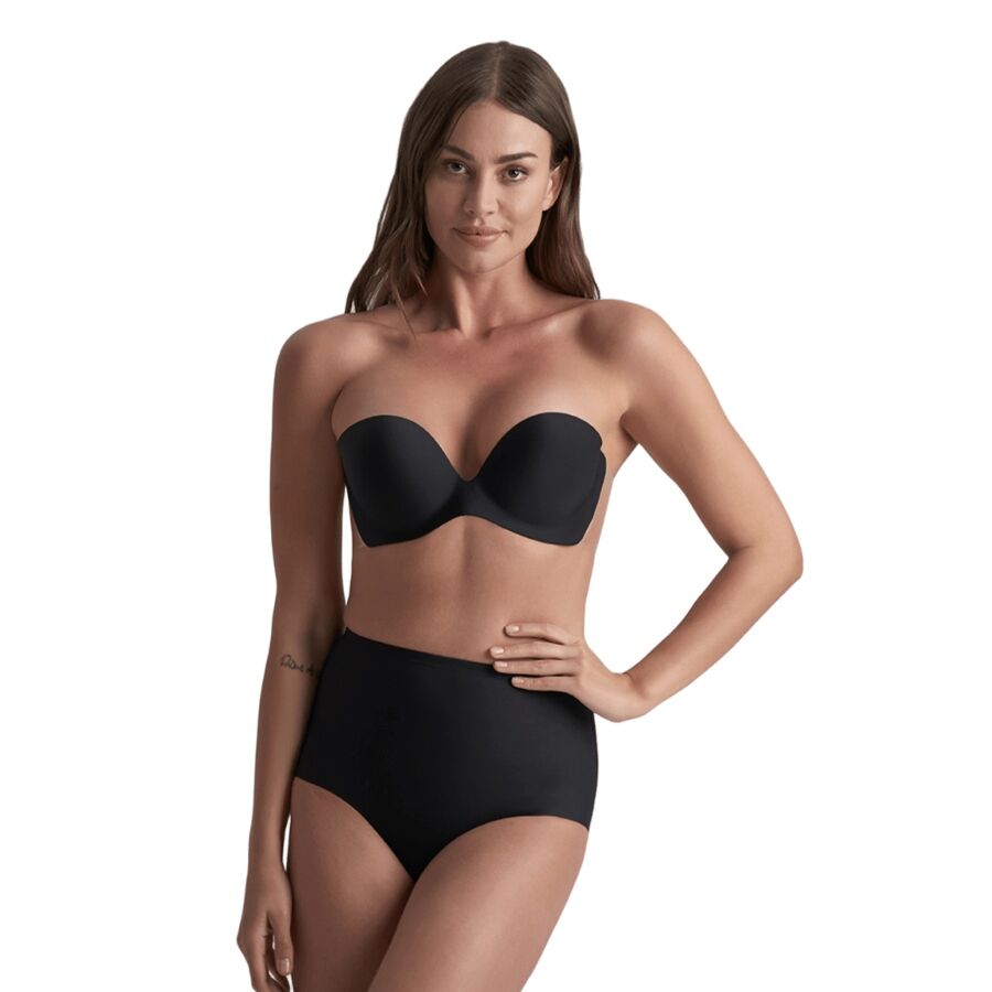 BYE-BRA - DIVA BRA SUJETADOR ADHESIVO NEGRO COPA D