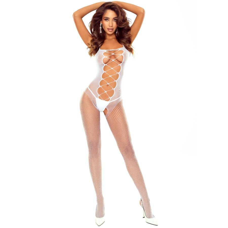Passion – BS124 Weißer Spitzenbody
