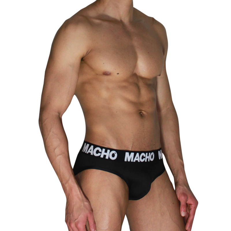 MACHO - MCH007 CLASSIC SLIP SCHWARZ + SCHWARZ S