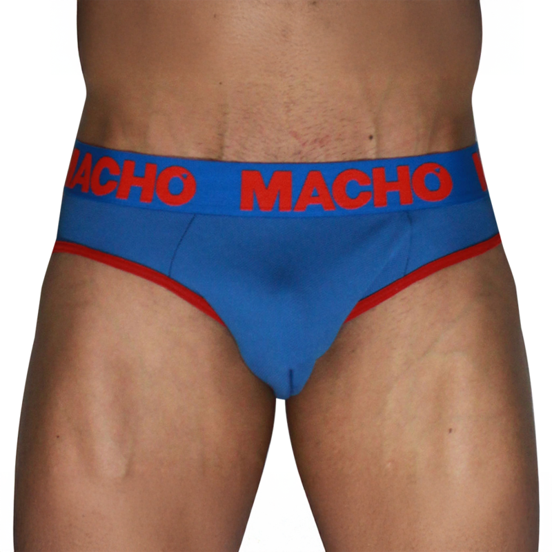 MACHO - MCH005 CLASSIC SLIP BLAU + ROT M