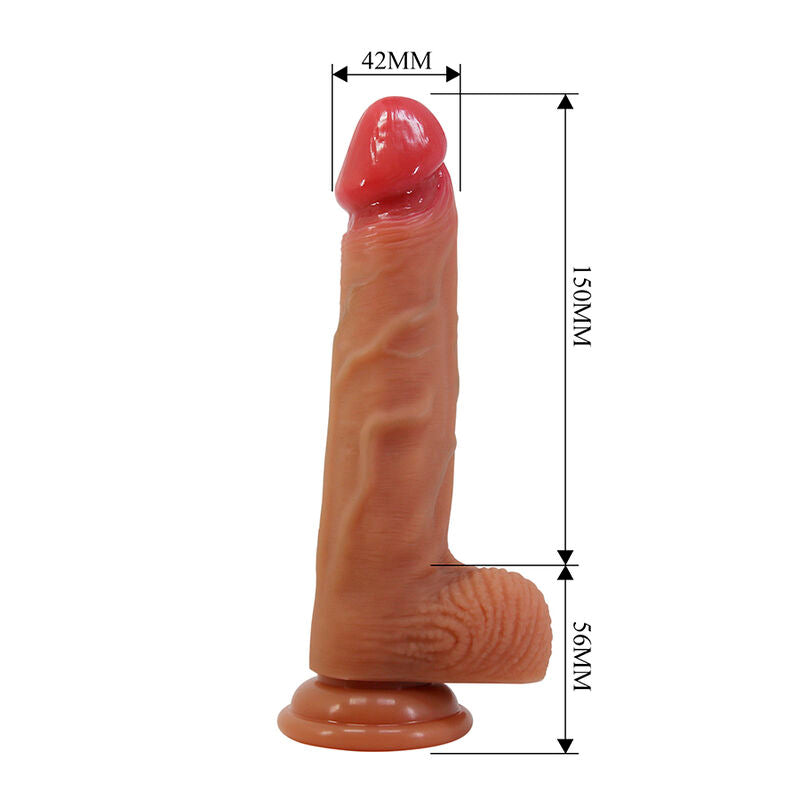 PRETTY LOVE - YETI STRAP-ON HARNESS MIT SAUGDILDO FLESH