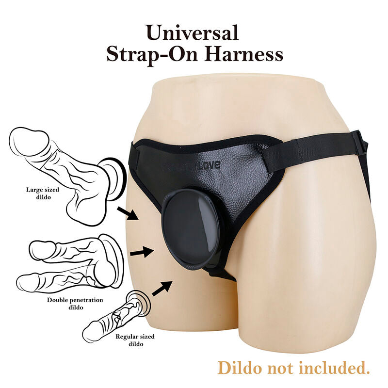 PRETTY LOVE - UNIVERSAL STRAP-ON HARNESS SCHWARZ