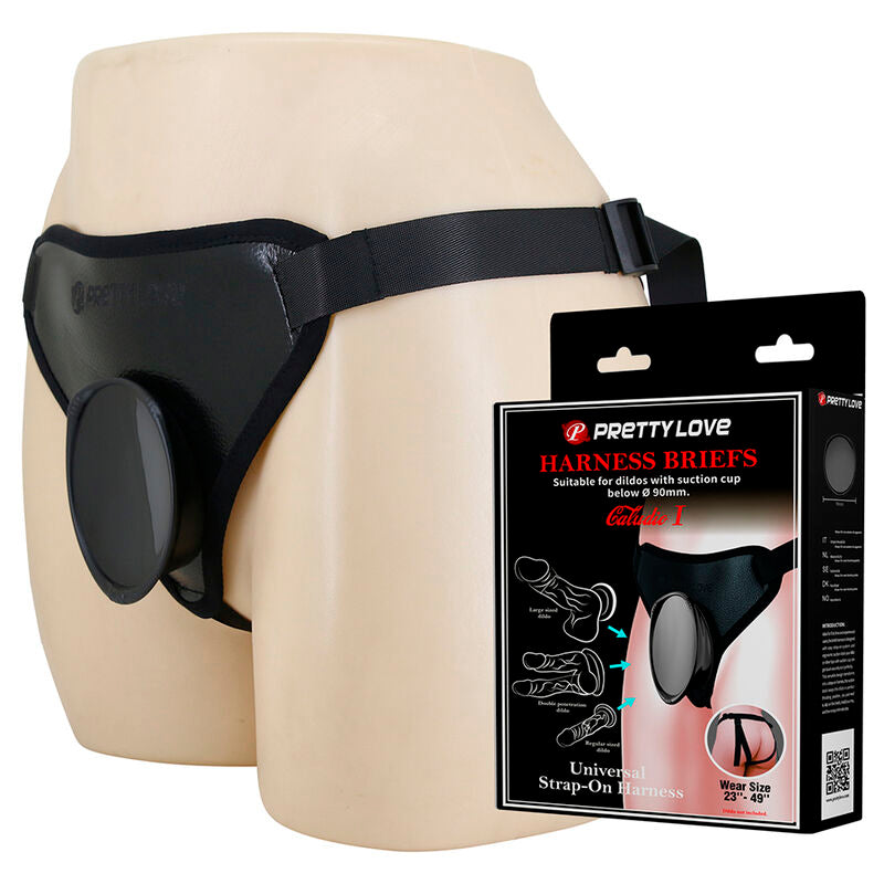 PRETTY LOVE - UNIVERSAL STRAP-ON HARNESS SCHWARZ