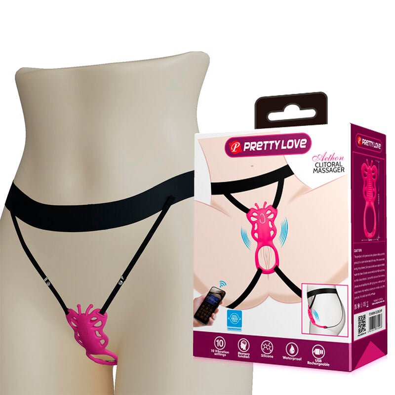 PRETTY LOVE – SCHMETTERLINGS-APP-STEUERUNG FÜR DEN PANTY-MASSAGER IN PINK