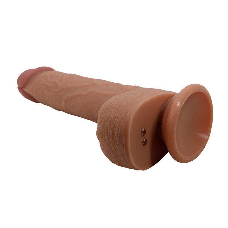 PRETTY LOVE - TOMMY REALISTISCHER STOSSVIBRATOR MIT FERNBEDIENUNG, DUNKELBRAUN
