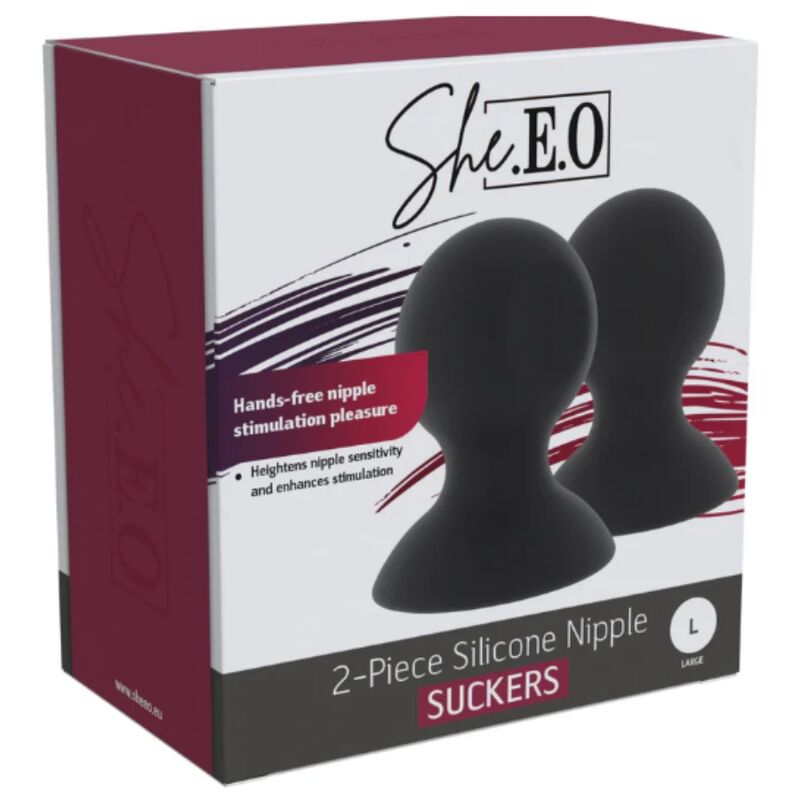 SHE.E.O - SILIKON-NIPPEL-SAUGAUFSÄTZE L