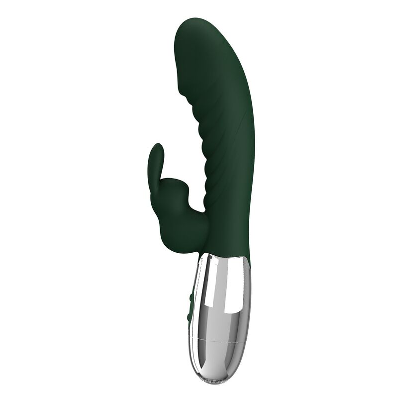 PRETTY LOVE - NAUGHTY BUNNY KANINCHEN-VIBRATOR MIT 30 FUNKTIONEN, USB-AUFLADBAR, GRÜN