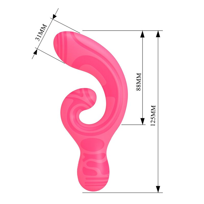 PRETTY LOVE - VERITY USB-AUFLADBARER DOPPEL-MASSAGEGERÄT