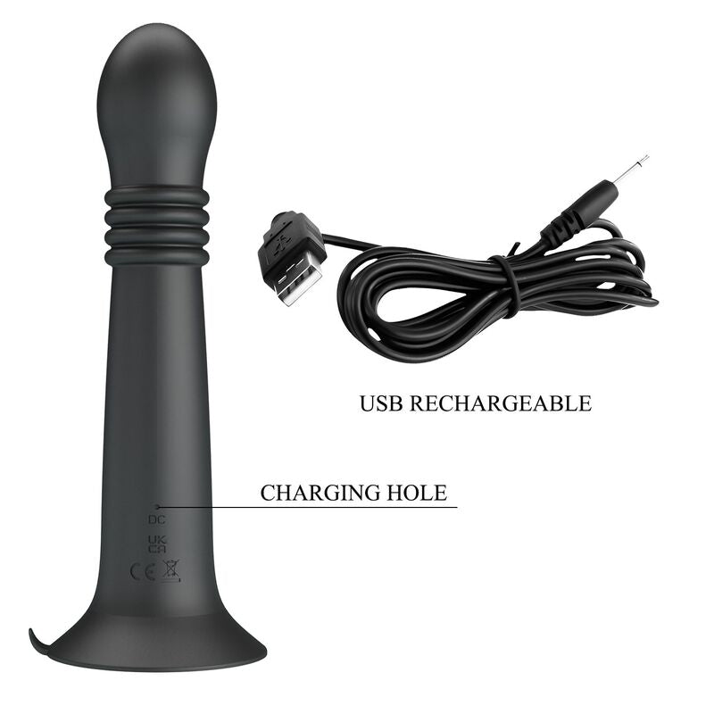 PRETTY LOVE - STELLA USB-AUFLADBARER ROTIERENDER UND STOSS-MASSAGEGERÄT