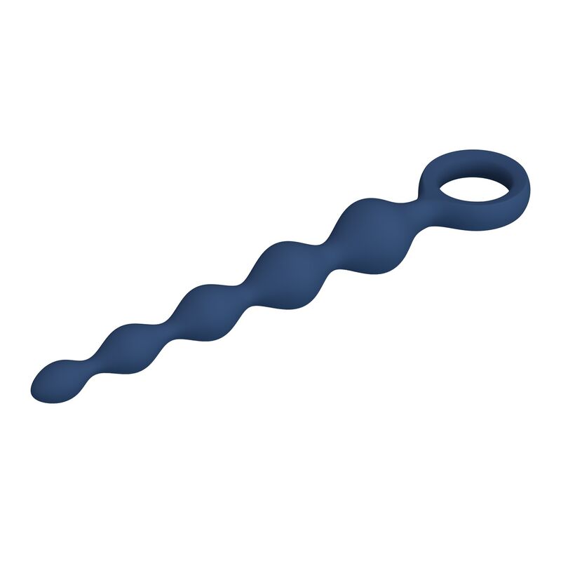 MR PLAY – BLAUE SILIKON-ANALKAPSELN &AMP; ANALPLUG 20,4 CM