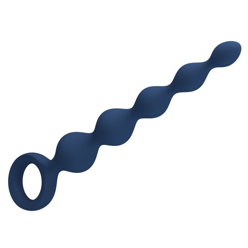 MR PLAY – BLAUE SILIKON-ANALKAPSELN &AMP; ANALPLUG 20,4 CM