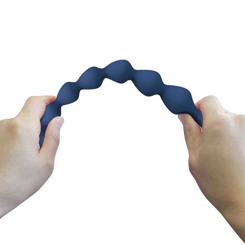 MR PLAY – BLAUE SILIKON-ANALKAPSELN &AMP; ANALPLUG 26,7 CM