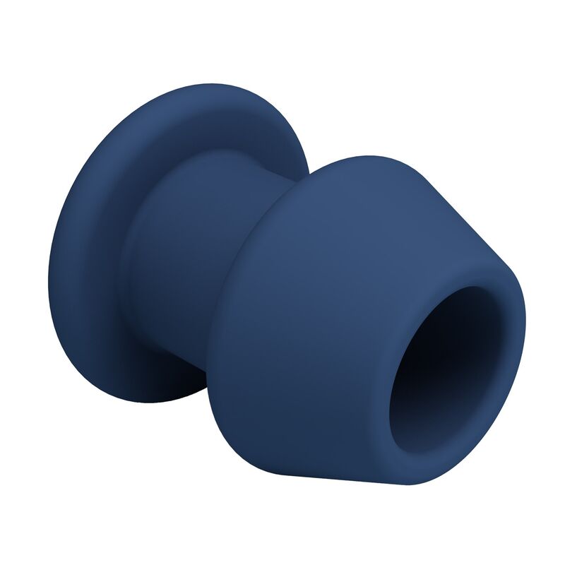 MR PLAY - JACK BLUE SILIKON-HOLZ-ANALPLUG GRÖSSE M