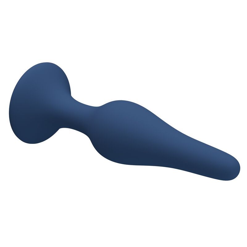 MR PLAY - KONISCHER SILIKON-ANALPLUG, BLAU, XL