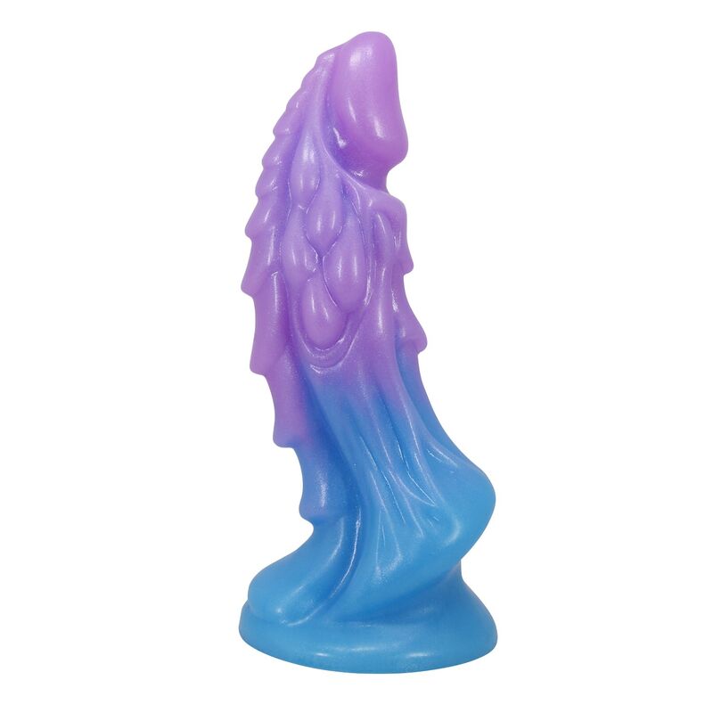 POWER MONSTERS - ATLANTEANS REALISTISCHER DILDO MIT SAUGNAPF 19 CM Ø 5 CM BLAU &amp; LILA