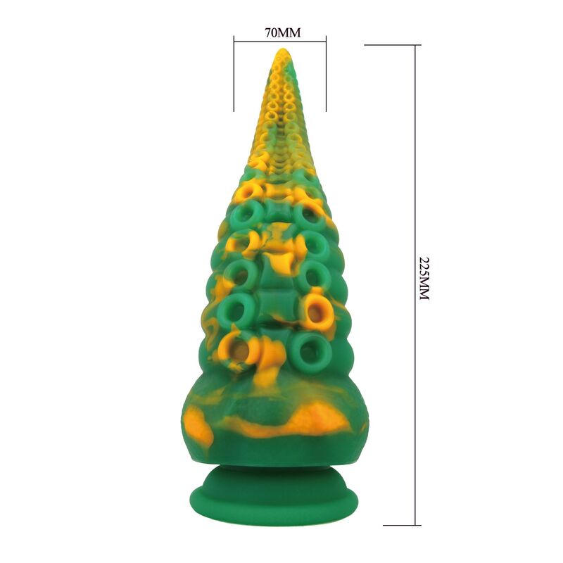 POWER MONSTERS – ABYSSAL COLOSSUS BICOLOR FANTASY SILIKONDILDO 22,5 CM Ø 6 CM