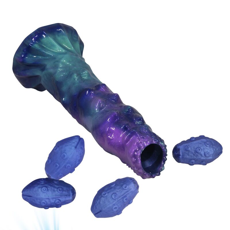 POWER MONSTERS - DUSKWALKER SENTINEL DREIFARBIGER AUFBLASBARER FANTASY-SILIKONDILDO 23 CM Ø 5 CM
