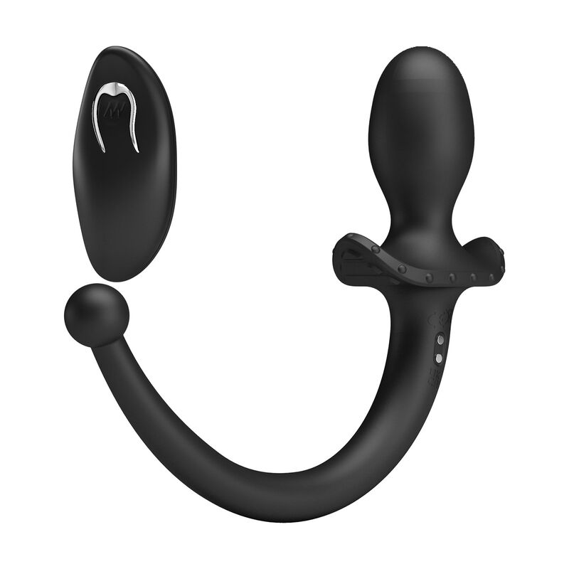 MR PLAY – KABELLOSER ANAL- UND PERINEUM-VIBRATOR MIT FERNBEDIENUNG, SCHWARZ