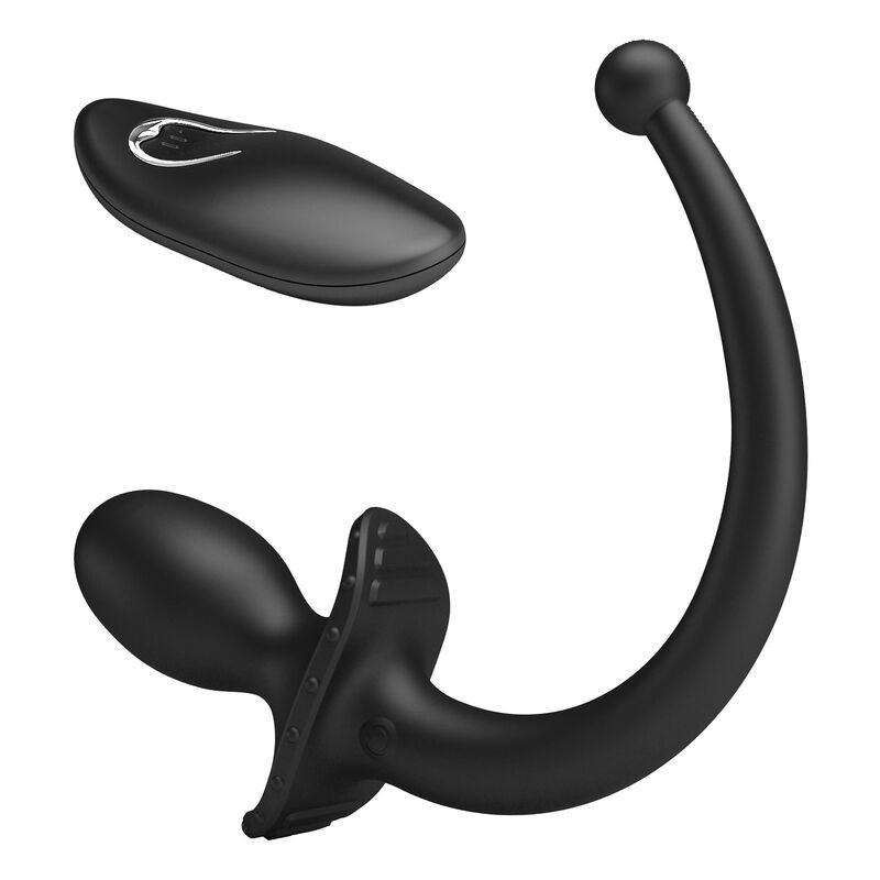MR PLAY – KABELLOSER ANAL- UND PERINEUM-VIBRATOR MIT FERNBEDIENUNG, SCHWARZ