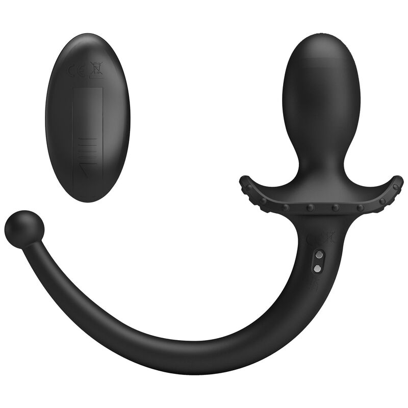 MR PLAY – KABELLOSER ANAL- UND PERINEUM-VIBRATOR MIT FERNBEDIENUNG, SCHWARZ