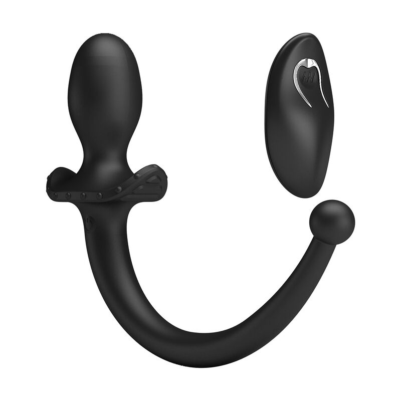 MR PLAY – KABELLOSER ANAL- UND PERINEUM-VIBRATOR MIT FERNBEDIENUNG, SCHWARZ