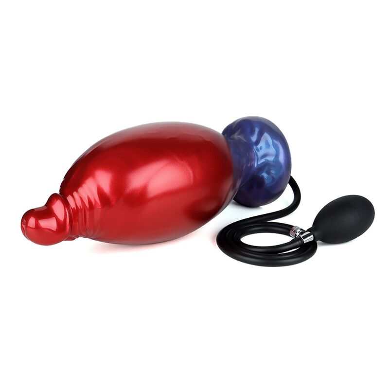 POWER MONSTERS - SHADOW BEHEMOTH ZWEIFARBIGER AUFBLASBARER FANTASIE-SILIKONDILDO 22 CM Ø 5 CM