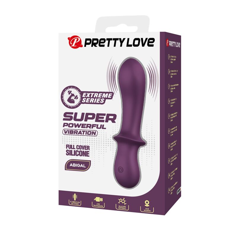 PRETTY LOVE - ABIGAIL WIEDERAUFLADBARER VIBRATOR MIT 10 FUNKTIONEN, LILA