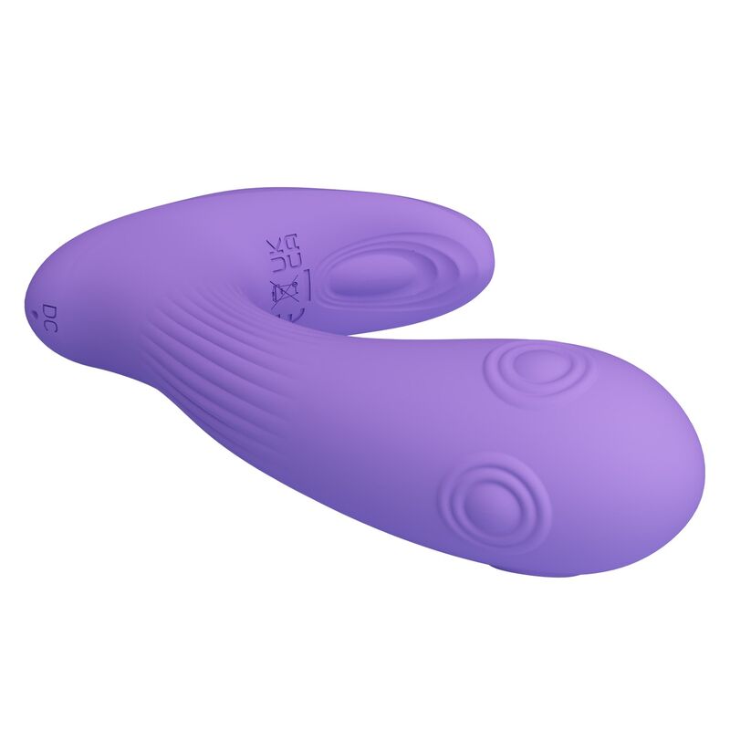 PRETTY LOVE - ANDROMEDA WIEDERAUFLADBARER DOPPELSTIMULATIONSVIBRATOR LILA