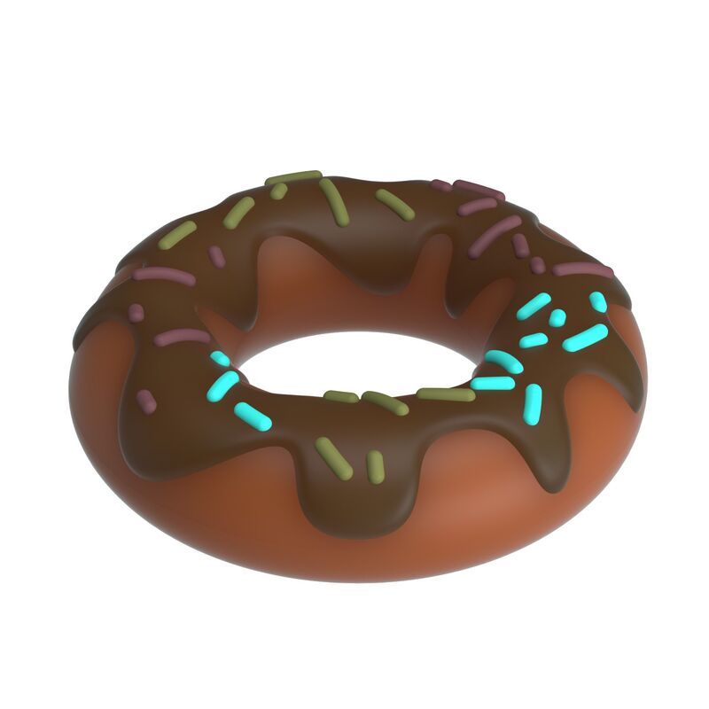 PRETTY LOVE - SUPER DONUT PENISRING BRAUN