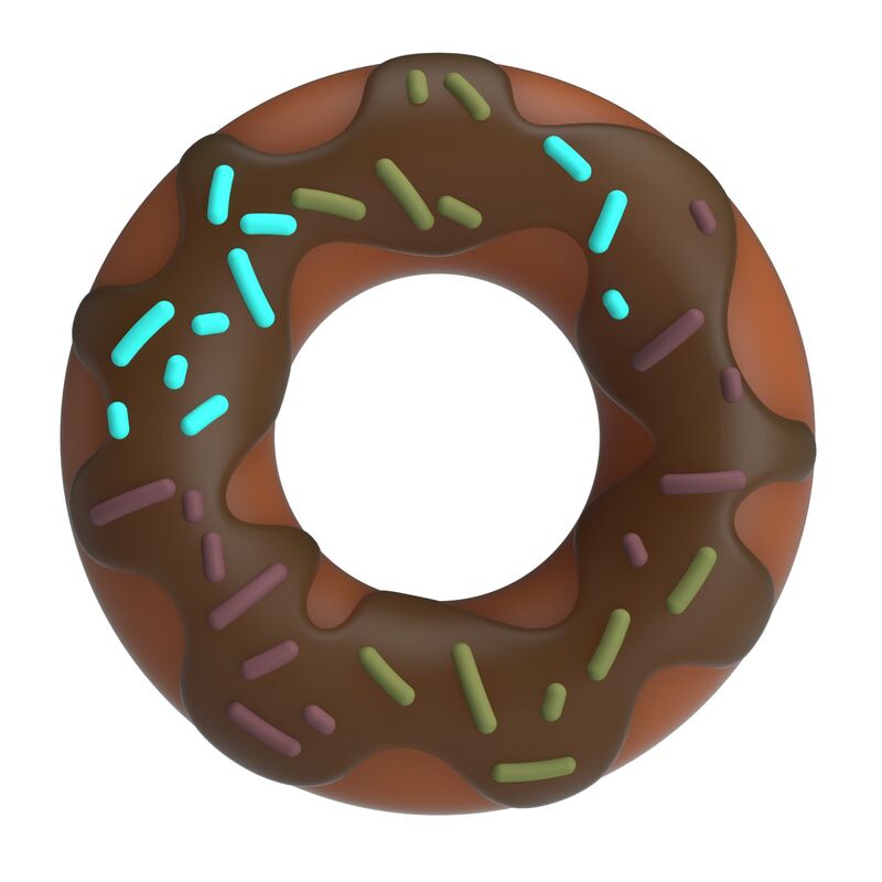 PRETTY LOVE - SUPER DONUT PENISRING BRAUN