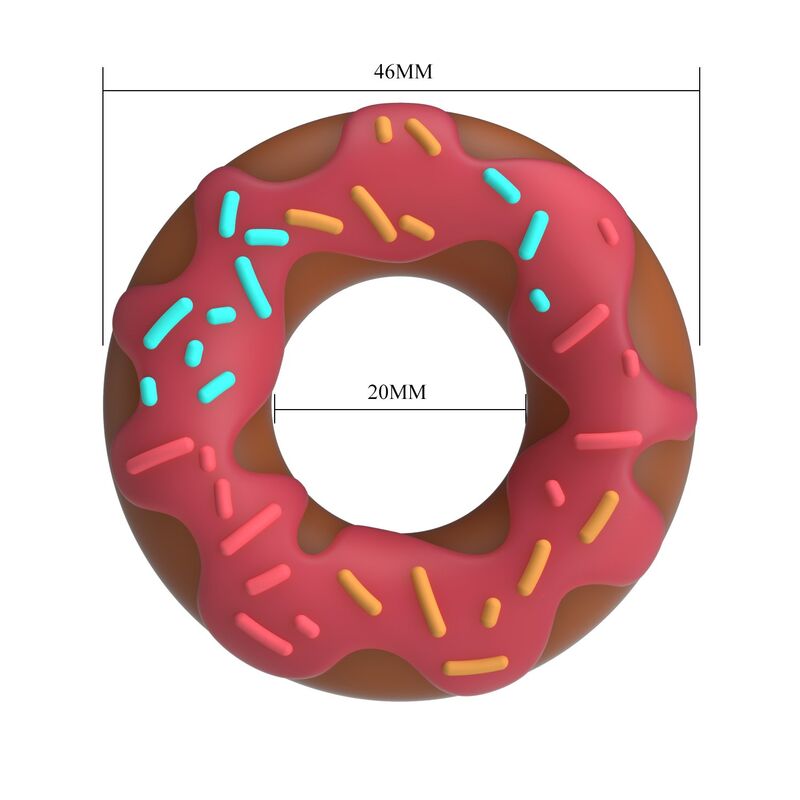 PRETTY LOVE - SUPER DONUT PENISRING PINK