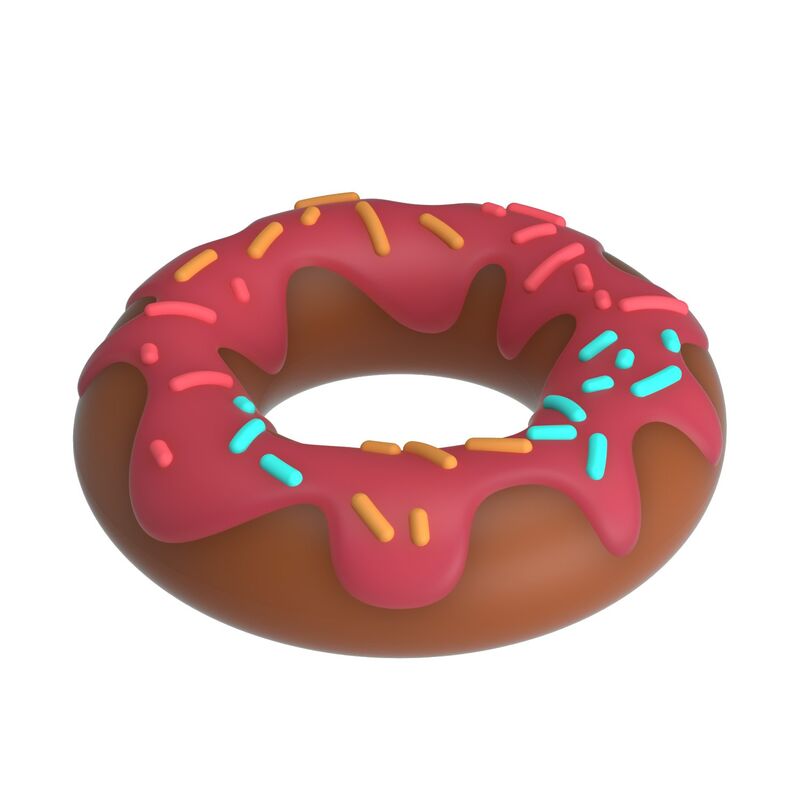 PRETTY LOVE - SUPER DONUT PENISRING PINK
