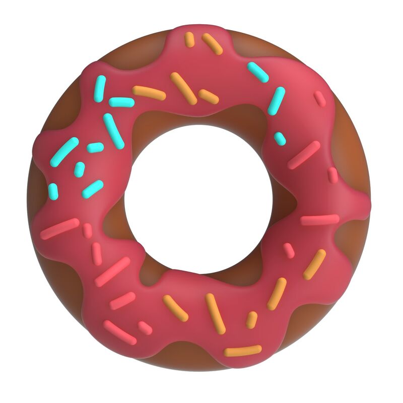 PRETTY LOVE - SUPER DONUT PENISRING PINK