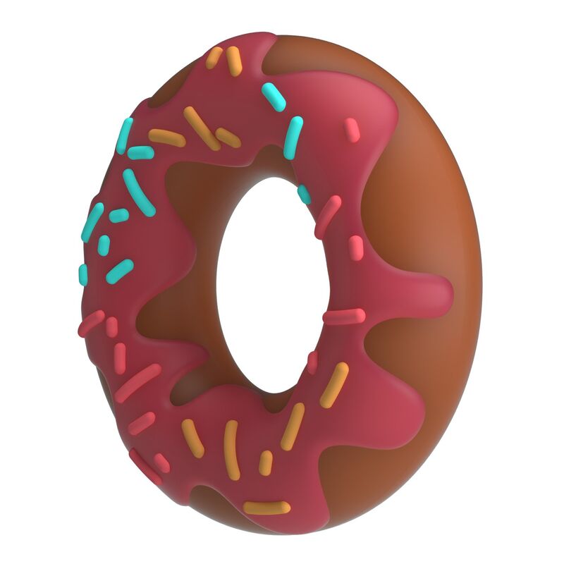PRETTY LOVE - SUPER DONUT PENISRING PINK