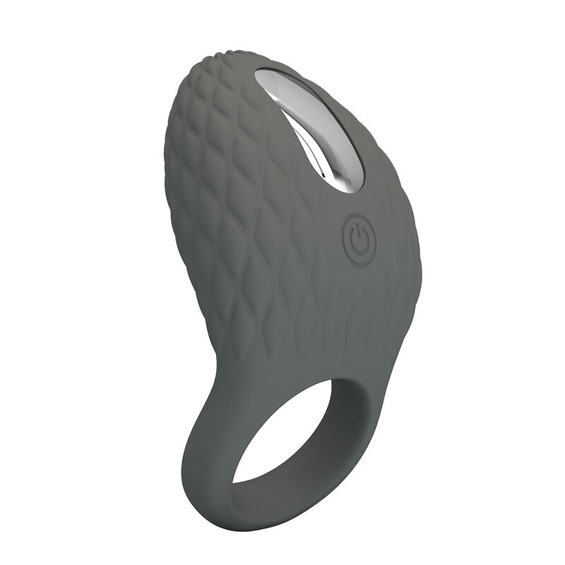 PRETTY LOVE – WIEDERAUFLADBARER, STRUKTURIERTER VIBRATIONSRING MIT STIMULATOR