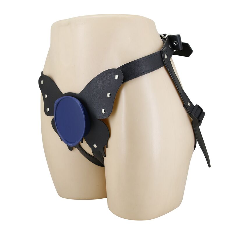 PRETTY LOVE - UNIVERSAL STRAP-ON HARNESS BRIEFS SCHWARZ UND BLAU