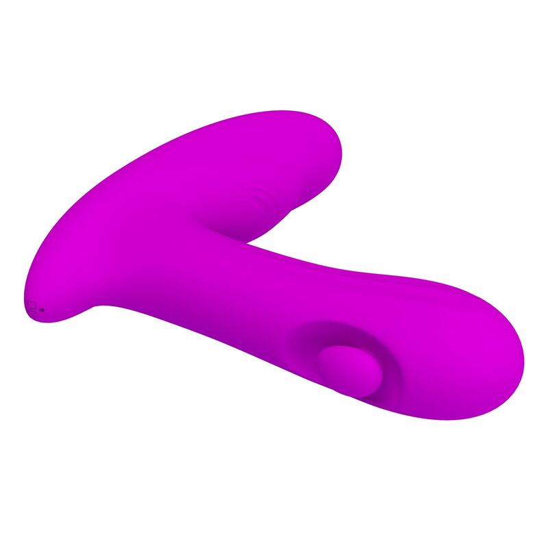 PRETTY LOVE - BAUER WIEDERAUFLADBARER PROSTATA-MASSAGEGERÄT MIT 12 MODI, LILA