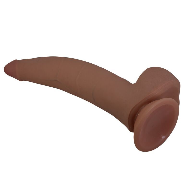 PRETTY LOVE - CUTHBERT REALISTISCHER FLEXIBLER DILDO 20 CM Ø 5 CM TPE BRAUN
