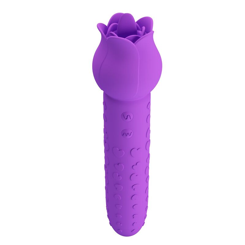 PRETTY LOVE - DANNELL WIEDERAUFLADBARER ORALSTIMULATOR UND KLITORISATIV-VIBRATOR LILA