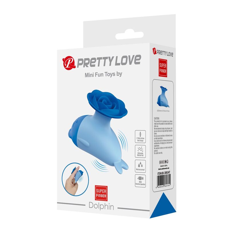 PRETTY LOVE - DOLPHIN MINI USB-AUFLADBARER VIBRATOR