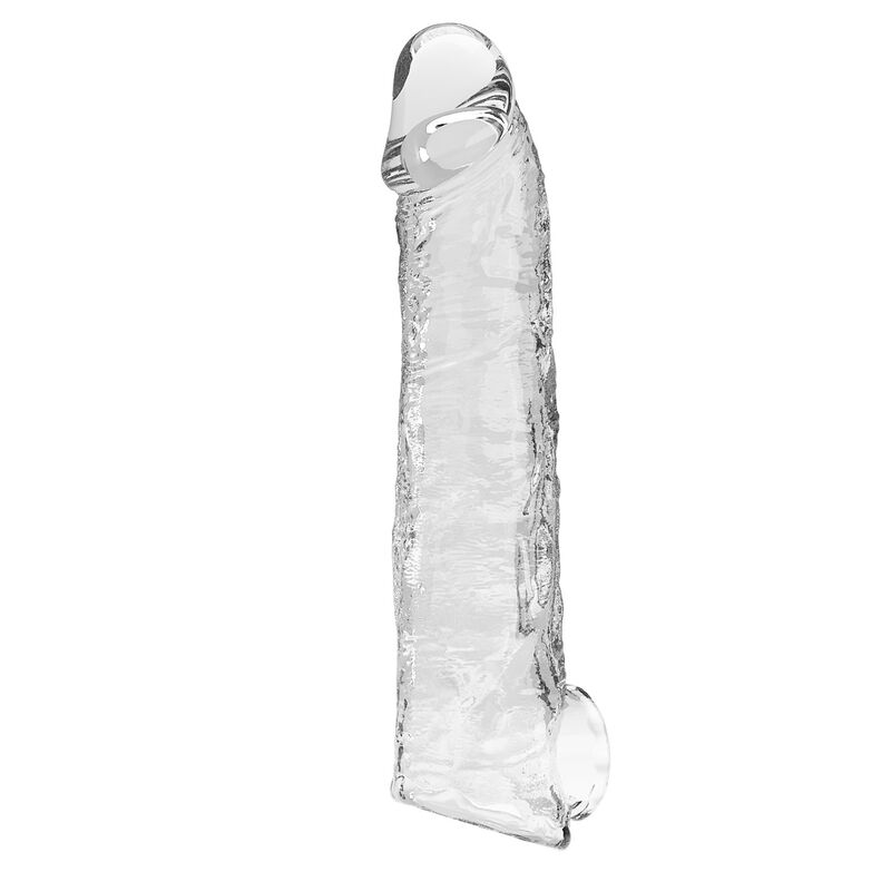 PRETTY LOVE - VERSTELLBARE PENISVERLÄNGERUNGSHÜLLE 26 CM Ø 4 CM TRANSPARENT