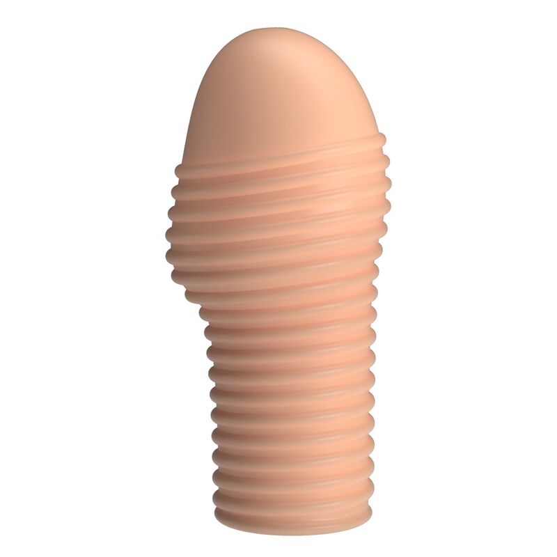 PRETTY LOVE – HEISSER PENISSÄRMEL FÜR EINEN DICKEREN PENIS IN NATÜRLICHER FARBE
