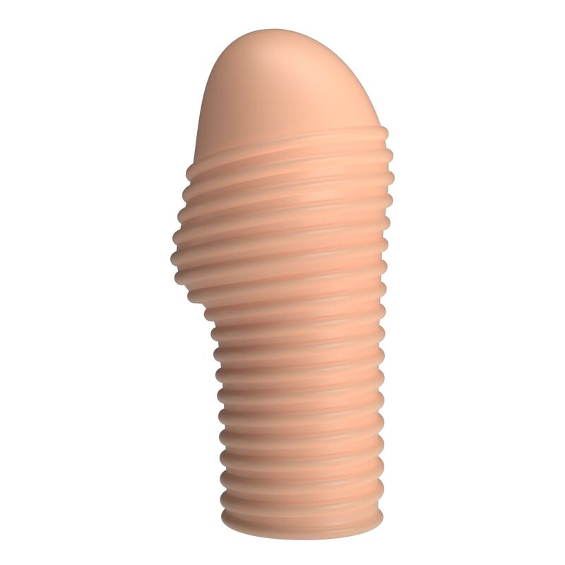 PRETTY LOVE – HEISSER PENISSÄRMEL FÜR EINEN DICKEREN PENIS IN NATÜRLICHER FARBE