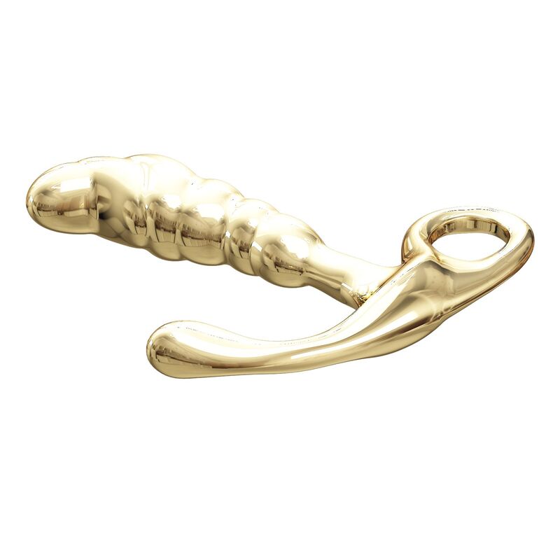 PRETTY LOVE – JACK PROSTATAMASSAGEGERÄT AUS ZINKLEIDE, GOLD
