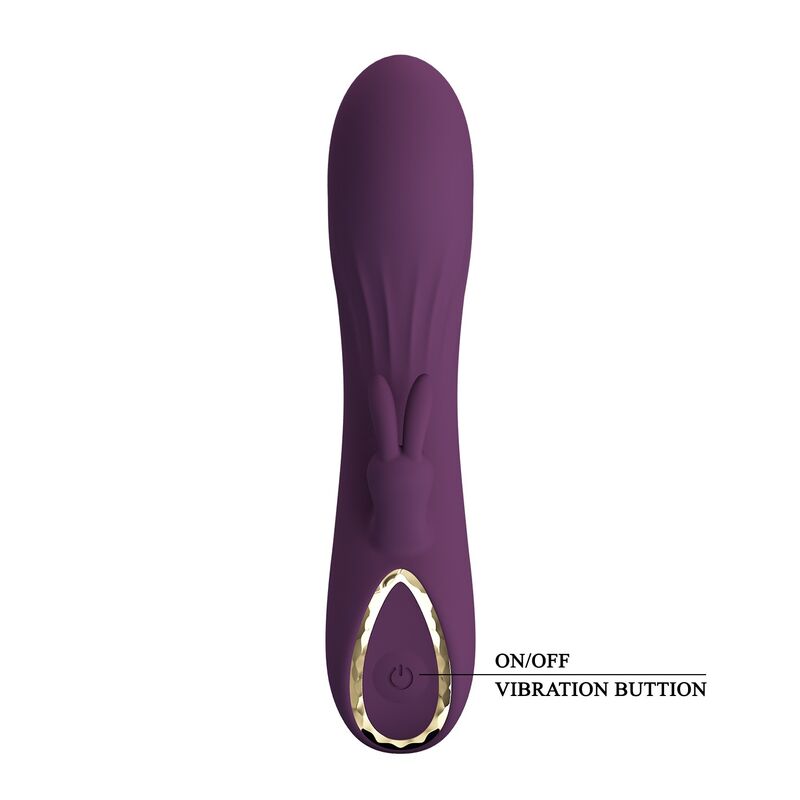 PRETTY LOVE - LANDYN WIEDERAUFLADBARER HASENVIBRATOR MIT 10 FUNKTIONEN, LILA