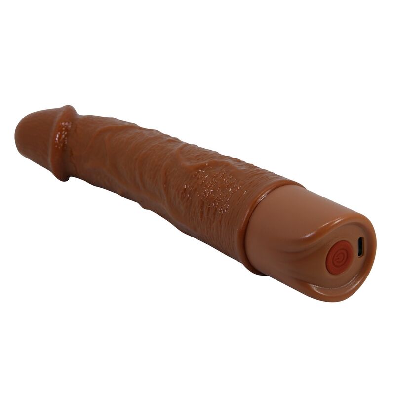 PRETTY LOVE - LEONARDO REALISTISCHER VIBRATOR 20 CM Ø 4 CM BRAUN