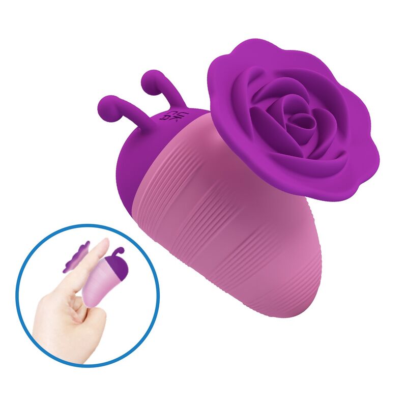 PRETTY LOVE - LITTLE BEE WIEDERAUFLADBARER KLITORALSTIMULATOR, 7 MODI, LILA-ROSA