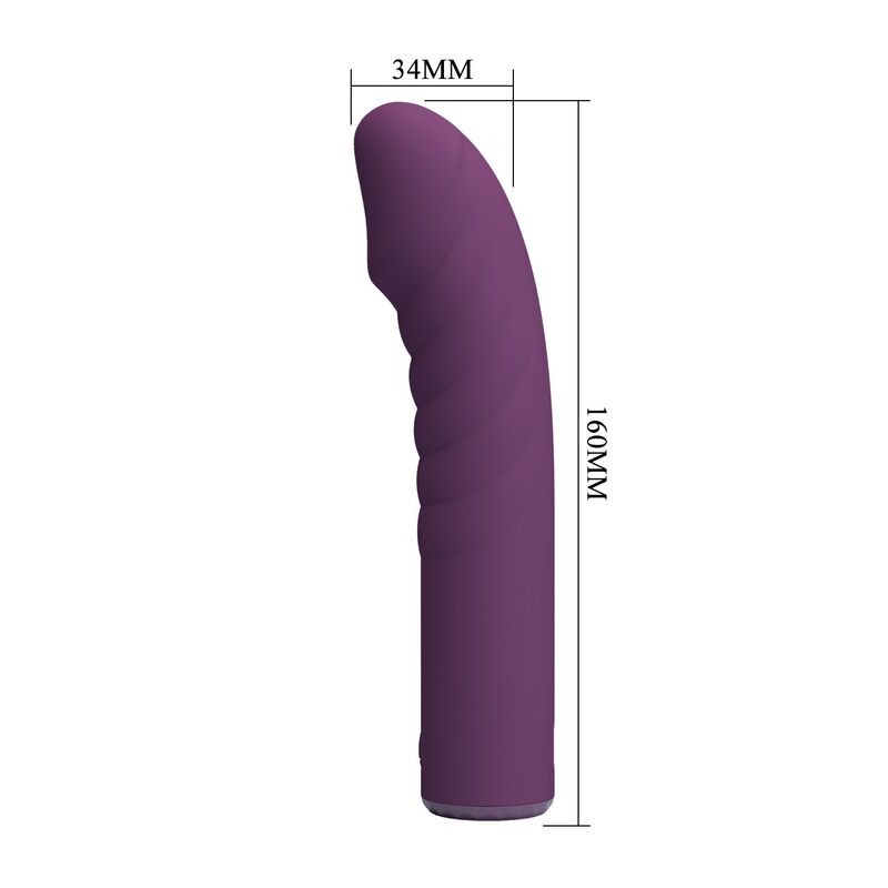 PRETTY LOVE - RYLAND WIEDERAUFLADBARER VIBRATOR MIT 10 FUNKTIONEN, LILA