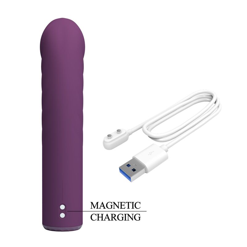 PRETTY LOVE - RYLAND WIEDERAUFLADBARER VIBRATOR MIT 10 FUNKTIONEN, LILA