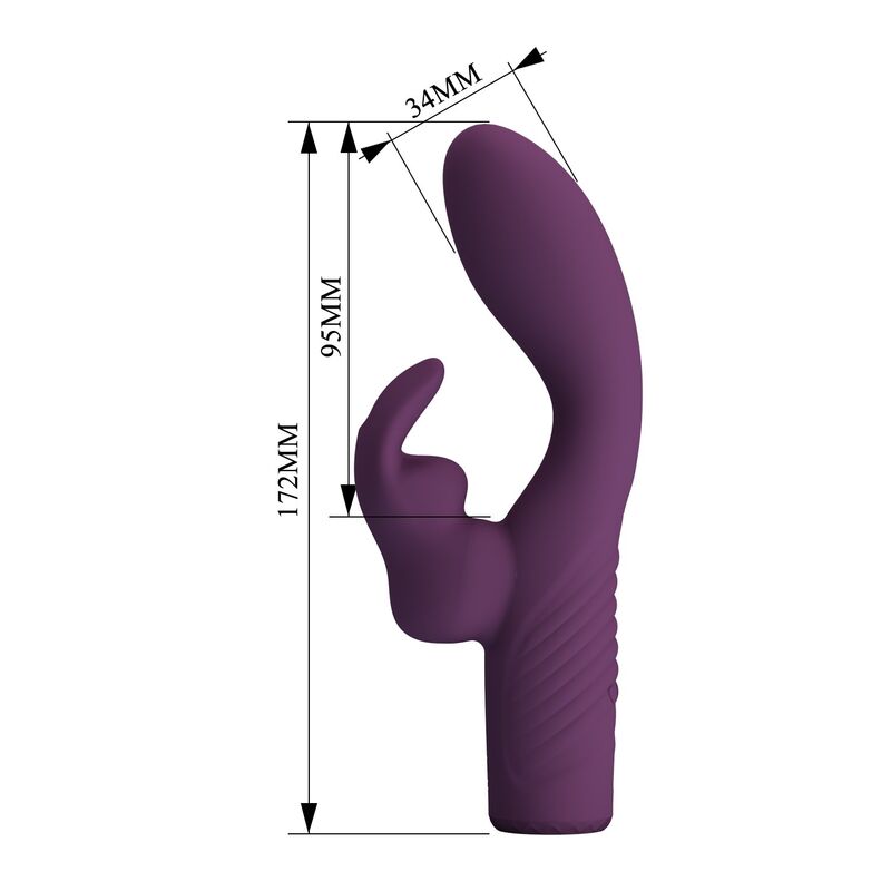 PRETTY LOVE - OLIVIA WIEDERAUFLADBARER HASENVIBRATOR MIT 10 FUNKTIONEN